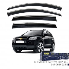 CHEVROLET CAPTIVA 2007- KROMLU CAM RÜZGARLIĞI 4LÜ 