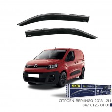 CITROEN BERLINGO 2018- KROMLU CAM RÜZGARLIĞI 2Lİ 