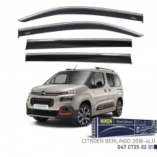 CITROEN BERLINGO 2018- KROMLU CAM RÜZGARLIĞI 4LÜ 