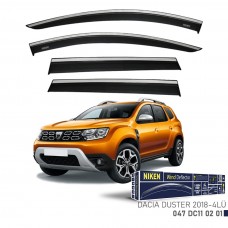 DACIA DUSTER 2018- KROMLU CAM RÜZGARLIĞI 4LÜ 
