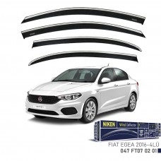 FIAT EGEA 2016- KROMLU CAM RÜZGARLIĞI 4LÜ 