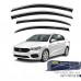 FIAT EGEA 2016- KROMLU CAM RÜZGARLIĞI 4LÜ 