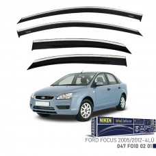 FORD FOCUS 2005-2012 KROMLU CAM RÜZGARLIĞI 4LÜ 