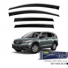 HONDA CRV 2012- KROMLU CAM RÜZGARLIĞI 4LÜ 
