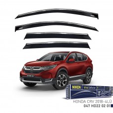 HONDA CRV 2018- KROMLU CAM RÜZGARLIĞI 4LÜ 