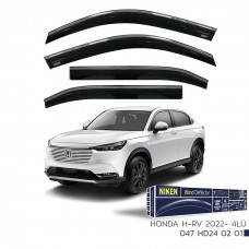 HONDA H-RV 2022- KROMLU CAM RÜZGARLIĞI 4LÜ 
