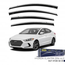 HYUNDAI ELENTRA 2011- KROMLU CAM RÜZGARLIĞI 4LÜ