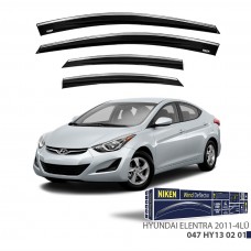HYUNDAI ELENTRA 2016- KROMLU CAM RÜZGARLIĞI 4LÜ
