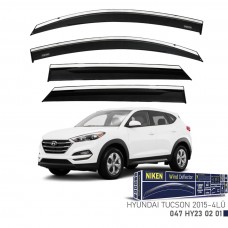 HYUNDAI TUCSON 2015- KROMLU CAM RÜZGARLIĞI 4LÜ 