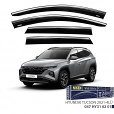 HYUNDAI TUCSON 2021- KROMLU CAM RÜZGARLIĞI 4LÜ 