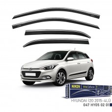 HYUNDAI I20 2015- KROMLU CAM RÜZGARLIĞI 4LÜ 