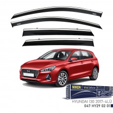 HYUNDAI I30 2017- KROMLU CAM RÜZGARLIĞI 4LÜ 