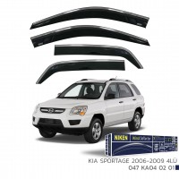 KIA SPORTAGE 2006-2009 KROMLU CAM RÜZGARLIĞI 4LÜ 