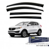 KIA SPORTAGE 2010-2015 KROMLU CAM RÜZGARLIĞI 4LÜ 