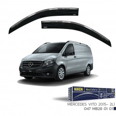 MERCEDES VITO 2015 - KROMLU CAM RÜZGARLIĞI 2Lİ 