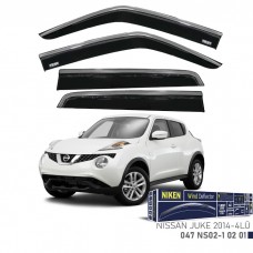 NISSAN JUKE 2014- KROMLU CAM RÜZGARLIĞI 4LÜ 