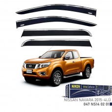 NISSAN NAVARA 2015- KROMLU CAM RÜZGARLIĞI 4LÜ 