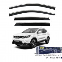 NISSAN QASHQAI 2014- KROMLU CAM RÜZGARLIĞI 4LÜ 
