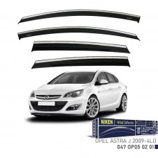 OPEL ASTRA J 2009- KROMLU CAM RÜZGARLIĞI 4LÜ 
