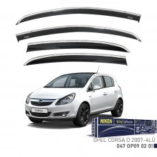 OPEL CORSA D 2007- KROMLU CAM RÜZGARLIĞI 4LÜ 