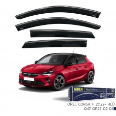 OPEL CORSA F 2022- KROMLU CAM RÜZGARLIĞI 4LÜ 