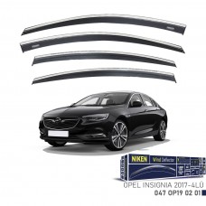 OPEL INSIGNIA 2017- KROMLU CAM RÜZGARLIĞI 4LÜ 