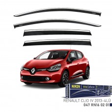 RENAULT CLIO 4 2013- KROMLU CAM RÜZGARLIĞI 4LÜ 
