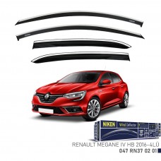 RENAULT MEGANE 4 2016- HB KROMLU CAM RÜZ 4LÜ 