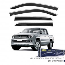 AMAROK 2009-2020 KROMLU CAM RÜZGARLIĞI 4LÜ 