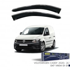 Volkswagen CADDY 2020- KROMLU CAM RÜZGARLIĞI 2Lİ 
