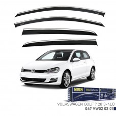 Volkswagen GOLF 7 2013- KROMLU CAM RÜZGARLIĞI 4LÜ 