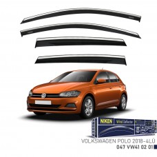 Volkswagen POLO 2018- KROMLU CAM RÜZGARLIĞI 4LÜ 
