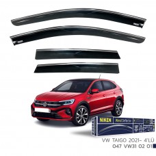 VW TAIGO 2021- KROMLU CAM RÜZGARLIĞI 4LÜ                                .