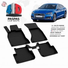 Audi A5 F5 4D Havuzlu Paspas 2017-                                ,
