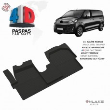 Citroen Jumpy - Spacetourer 4D Havuzlu Paspas - 2016-                                ,