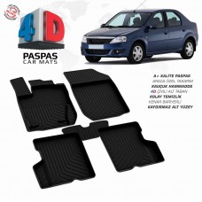 Dacia Logan 1  4D Havuzlu Paspas  2005-2012                                ,