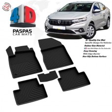 Dacia Logan 3 4D Havuzlu Paspas 2021-                                ,