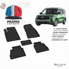 Ford Courier 2  4D Havuzlu Paspas - 2024 ve Üzeri