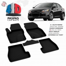 Ford Focus 3 4D Havuzlu Paspas  2011-2015                                ,
