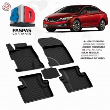 Honda Civic 7 4D Havuzlu Paspas  2001-2007 Arası