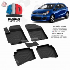 Kia Rio 3 4D Havuzlu Paspas 2011-2016                                ,