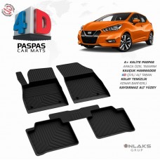 Nissan Micra 4D Havuzlu Paspas 2016-                                ,