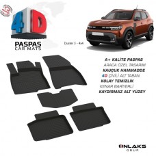 Renault Duster 3 4x4 (hibrit) 4D Havuzlu Paspas 2024-