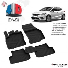 Seat İbiza 5 4D Havuzlu Paspas 2017-                                ,