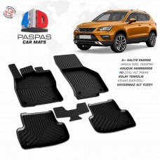 Seat Ateca 4D Havuzlu Paspas 2016-2023