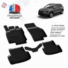Skoda Karoq 4D Havuzlu Paspas 2017-                                ,