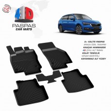Skoda Scala 4D Havuzlu Paspas 2019-                                ,