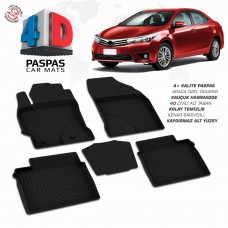 Toyota Corolla 11 4D Havuzlu Paspas 2013-2018