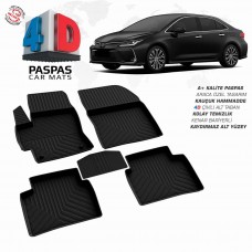 Toyota Corolla 12 4D Havuzlu Paspas 2019-