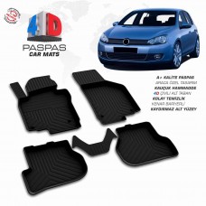 Volkswagen Golf 6 4D Havuzlu Paspas 2010-2013